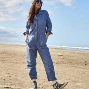 Outerknown Utility Coveralls Station Jumpsuit Blue Sz XS